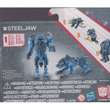 TRANSFORMERS ACTION FIGURE  6" - 15 cm  STEELJAW the age of extinction Hasbro a8123