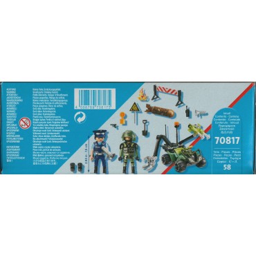 PLAYMOBIL CITY ACTION STARTER PACK 70817 ARTIFICIERI IN AZIONE