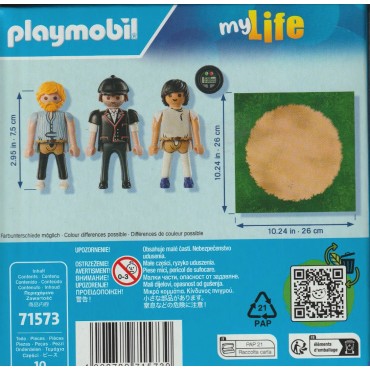 PLAYMOBIL MY LIFE 71573 ASSOCIATION FEDERAL DE LUTTE SUISSE LOTTA SVIZZERA LOTTATORI E ARBITRO