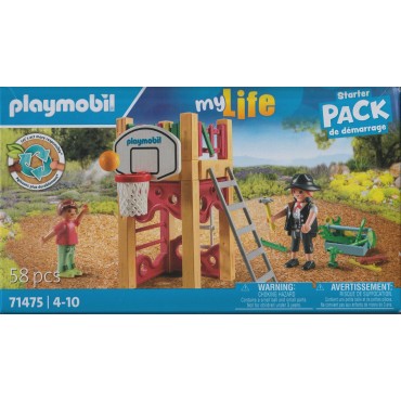 PLAYMOBIL MY LIFE 71475 STARTER SET FALEGNAME AL LAVORO