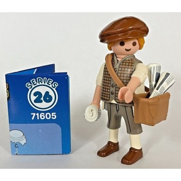 PLAYMOBIL FI?URES 71605 SERIE 26 08 NEWSPAPER SELLER