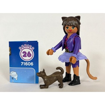 PLAYMOBIL FI?URES 71606 SERIE 26 04 COSPLAY WITH DOG
