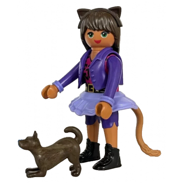 PLAYMOBIL FI?URES 71606 SERIE 26 04 COSPLAY WITH DOG