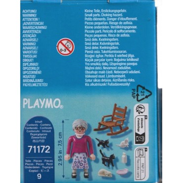 PLAYMOBIL SPECIAL PLUS FIGURE 71172 GRANDMA WITH CATS