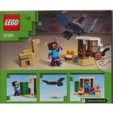 LEGO MINECRAFT 21251 STEVE'S DESERT EXPEDITION
