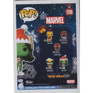 FUNKO POP! MARVEL 1286 bubble head HOLIDAY SHE-HULK