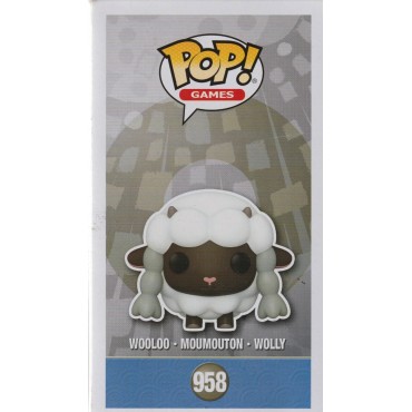 FUNKO POP! POKEMON 958 WOOLOO - MOUMOUTON - WOLLY