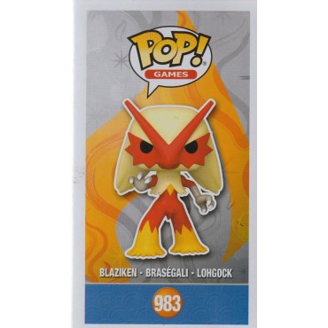 FUNKO POP! POKEMON 983 BLAZIKEN - BRASEGALI - LOHGOCK