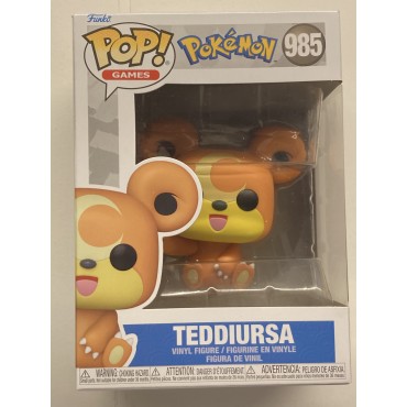FUNKO POP! POKEMON 985 TEDDIURSA