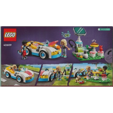 LEGO FRIENDS 42609 AUTO ELETTRICA E STAZIONE DI RICARICA