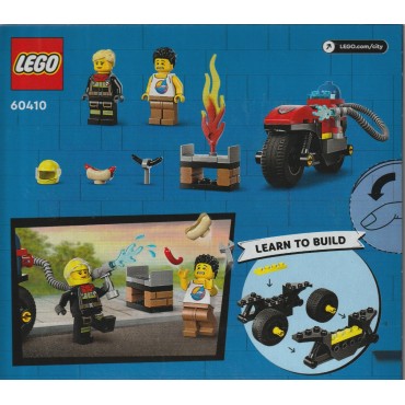 LEGO CITY 60410 MOTOCICLETTA DEI POMPIERI