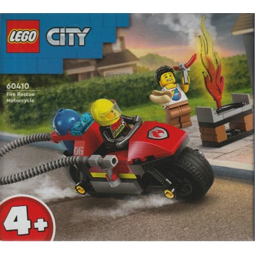 LEGO CITY 60410 MOTOCICLETTA DEI POMPIERI