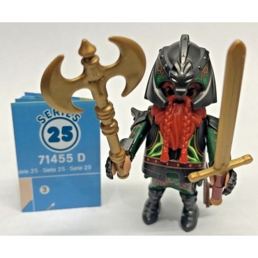 PLAYMOBIL FI?URES 71455 SERIE 25 02 DWARF KNIGHT