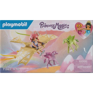 PLAYMOBIL PRINCESS MAGIC 71363  VIAGGIO FRA LE NUVOLE CON PEGASO
