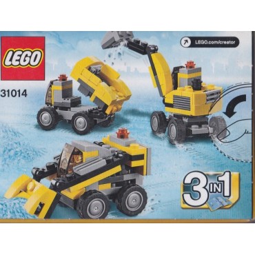LEGO CREATOR 31014 SUPER SCAVATRICE 3 IN 1
