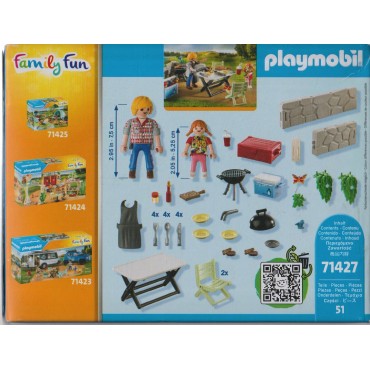 PLAYMOBIL FAMILY FUN 71427 BARBECUE