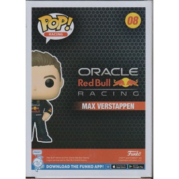 FUNKO POP! RACING 08 MAX VERSTAPPEN ORACLE RED BULL