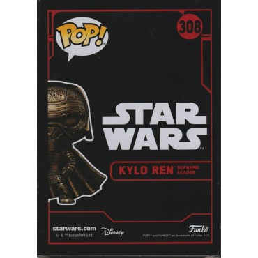 FUNKO POP! STAR WARS 308 special edition KYLO REN SUPREME LEADER BOBBLEHEAD
