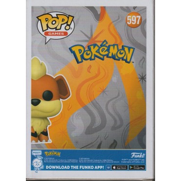 FUNKO POP! POKEMON 597 GROWLITHE - CANINOS- FUKANO