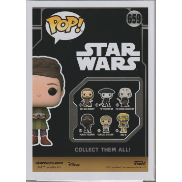 FUNKO POP! STAR WARS 659 special edition YOUNG LEIA WITH LOLA BOBBLEHEAD