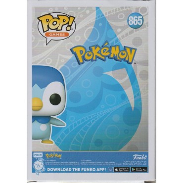 FUNKO POP! POKEMON 865 PIPLUP - TIPLOUF - PLINFA