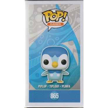 FUNKO POP! POKEMON 865 PIPLUP - TIPLOUF - PLINFA