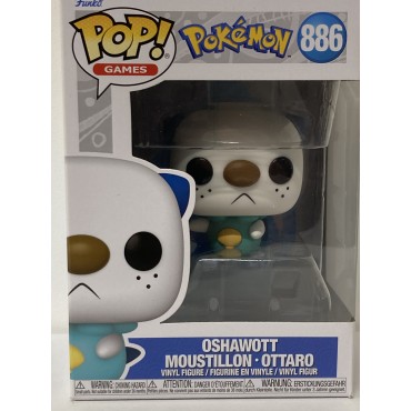 FUNKO POP! POKEMON 886 OSHAWOTT - MOUSTILLON - OTTARO