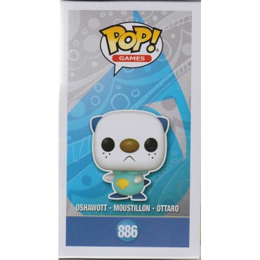 FUNKO POP! POKEMON 886 OSHAWOTT - MOUSTILLON - OTTARO