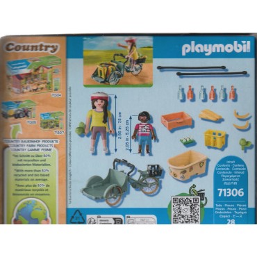 PLAYMOBIL COUNTRY 71306 BICICLETTA DA CARICO