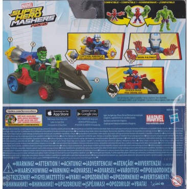 MARVEL SUPER HERO MASHERS MICRO HULK SMASH DOZER  figure + vehicle  pack B6685