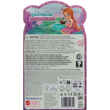 ENCHANTIMALS DOLL LADONNA LADYBUG & WAFT HNT57