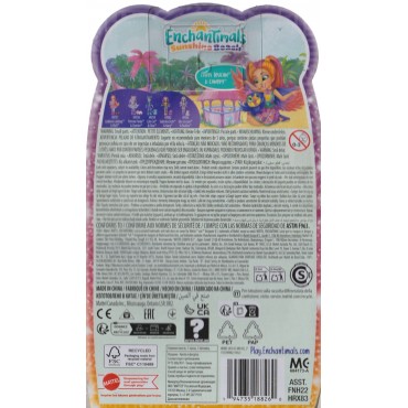 ENCHANTIMALS DOLL TRIPPI TOUCAN & CANOPY HRX83