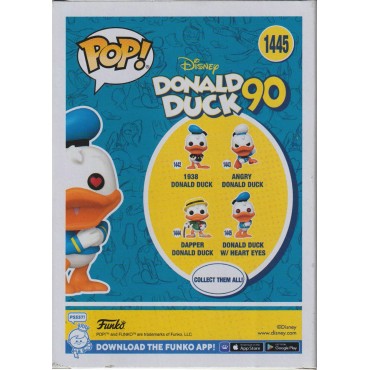 FUNKO POP! DISNEY 1445 DONALD DUCK WITH HEART EYES 90th ANNIVERSARY
