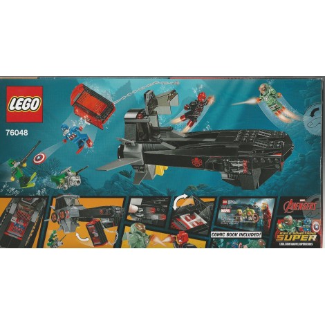 LEGO SUPER HEROES 76048 ATTACCO SOTTOMARINO DI IRON SKULL