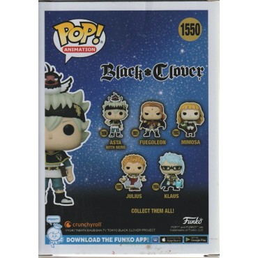 FUNKO POP! ANIMATION 1550 ASTA WITH NERO - BLACK CLOVER