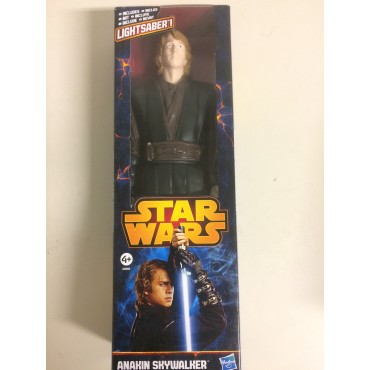 STAR WARS ACTION FIGURE 12 " - 30 cm ANAKIN SKYWALKER WITH LIGHTSABER HASBRO A0866