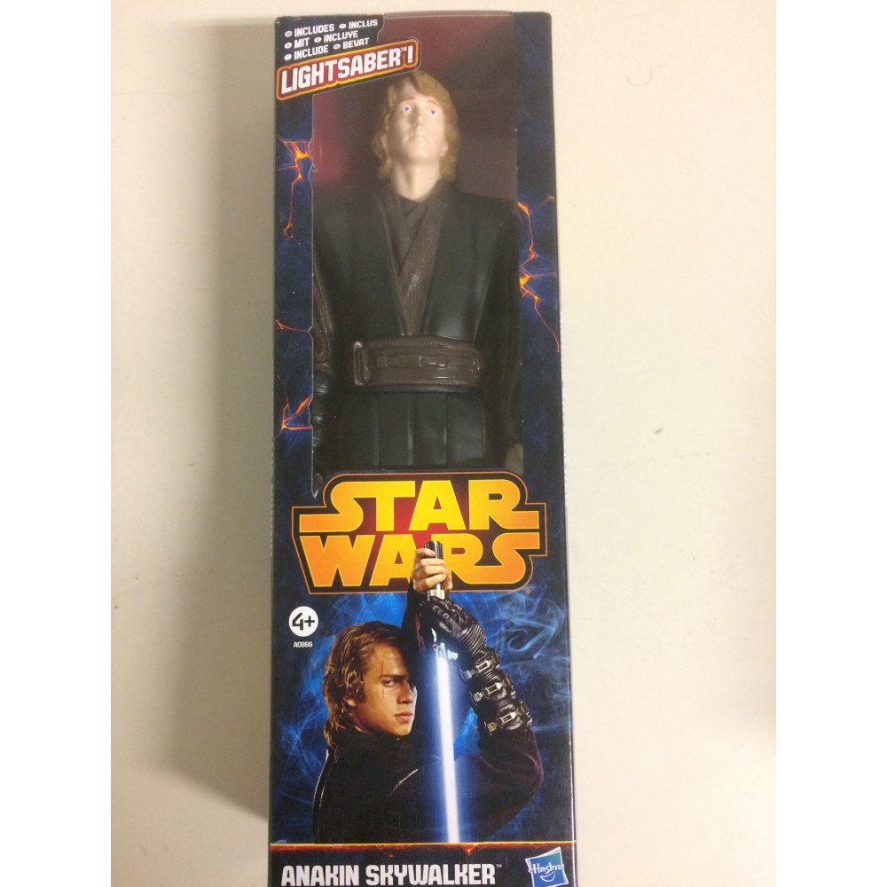 STAR WARS ACTION FIGURE 12 " - 30 cm ANAKIN SKYWALKER WITH LIGHTSABER HASBRO A0866