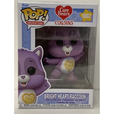 FUNKO POP! ANIMATION 1802 BRIGHT HEART RACCOON - CARE BEARS : COUSINS