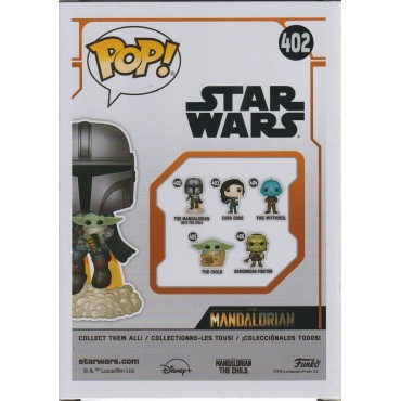 FUNKO POP! STAR WARS 402 THE MANDALORIAN WITH THE CHILD BOBBLE-HEAD