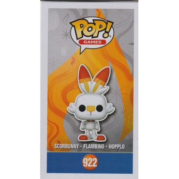 FUNKO POP! GAMES 922 SCORBUNNY FLAMBINO HOPPLO POKEMON