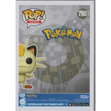 FUNKO POP! GAMES 780 MEOWTH - MIAOUSS - MAUZI POKEMON