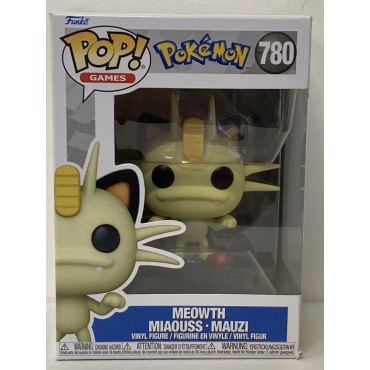 FUNKO POP! GAMES 780 MEOWTH - MIAOUSS - MAUZI POKEMON