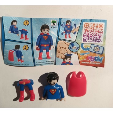 PLAYMOBIL FI?URES 01 SUPERMAN DC COMICS CHARACTERS uova Kinder limited edition