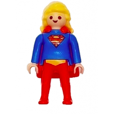 PLAYMOBIL FI?URES 02 SUPERGIRL DC COMICS CHARACTERS uova Kinder limited edition