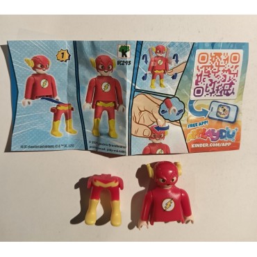 PLAYMOBIL FI?URES 03 FLASH DC COMICS CHARACTERS uova Kinder limited edition