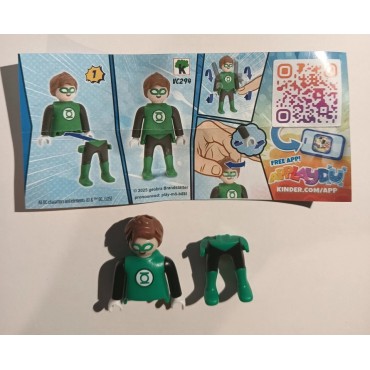 PLAYMOBIL FI?URES 04 GREEN LANTERN DC COMICS CHARACTERS Kinder eggs limited edition