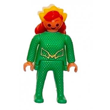 PLAYMOBIL FI?URES 06 MERA DC COMICS CHARACTERS uova Kinder limited edition