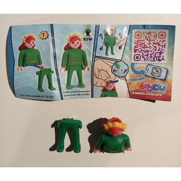 PLAYMOBIL FI?URES 06 MERA DC COMICS CHARACTERS Kinder eggs limited edition