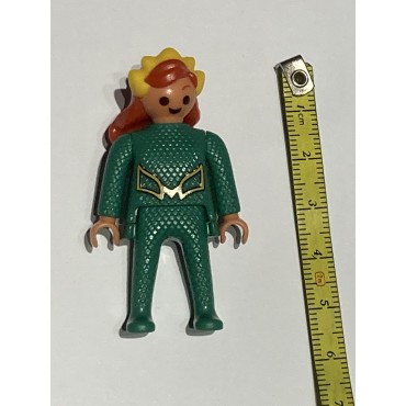 PLAYMOBIL FI?URES 06 MERA DC COMICS CHARACTERS uova Kinder limited edition