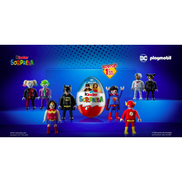 PLAYMOBIL FI?URES 08 BATMAN DC COMICS CHARACTERS Kinder eggs limited edition